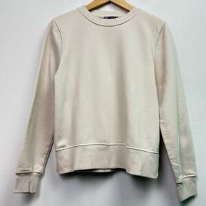 Zara Cream Crew Neck Sweater